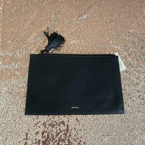 Black Fossil Clutch